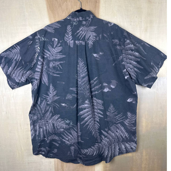 Kini Zamora‎ Shirt Mens Extra Large XL Button Up Aloha Hawaiian Camp - Picture 2 of 7